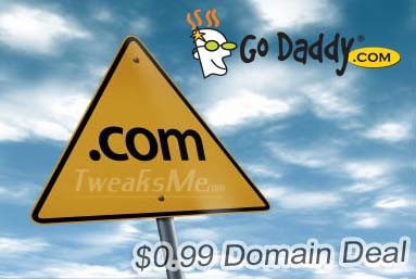 Get .COM Domain at Rs.65 from Godaddy