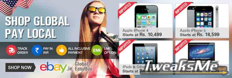 Buy Imported Products with Ebay in India