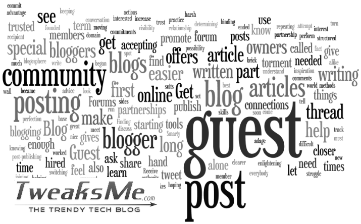 Guest Blogging at tweaksMe