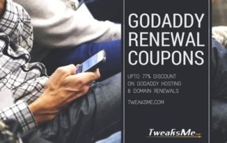 GoDaddy Renewal Promo codes with 77% Discount (100% Working May 2018)