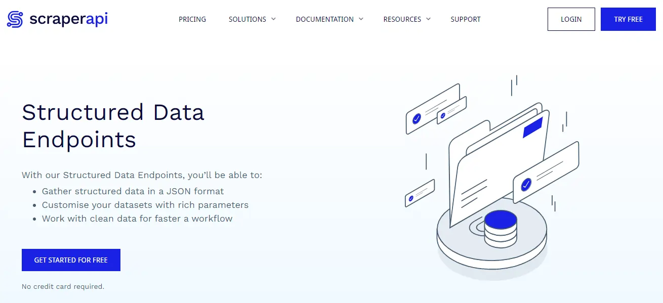 Structured Data Endpoints by ScraperAPI