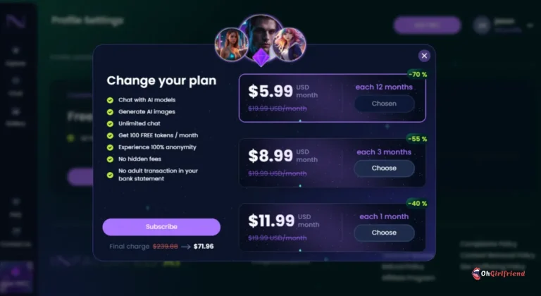 Infatuated AI Pricing Plan