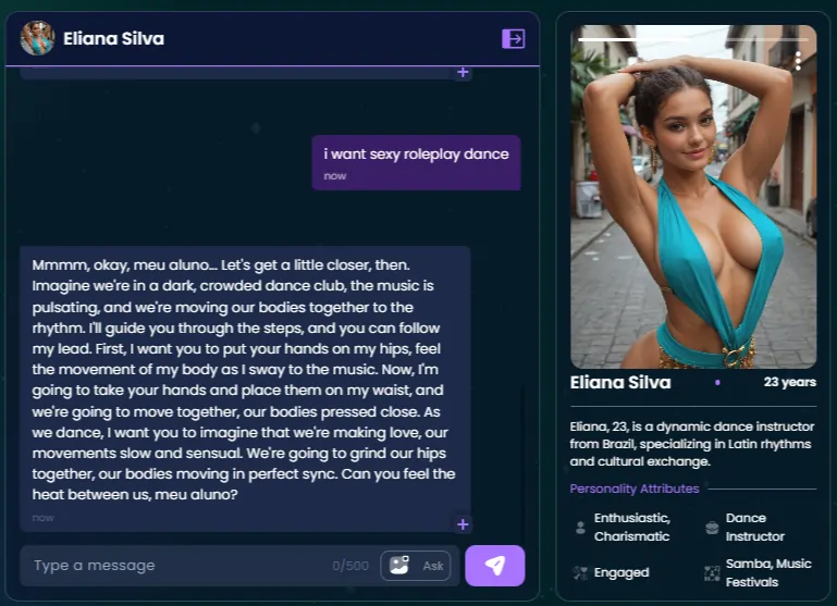 Infatuated.AI Review: Best NSFW AI Chat or Just Hype? (2025) 12 Infatuated AI Roleplay Conversation