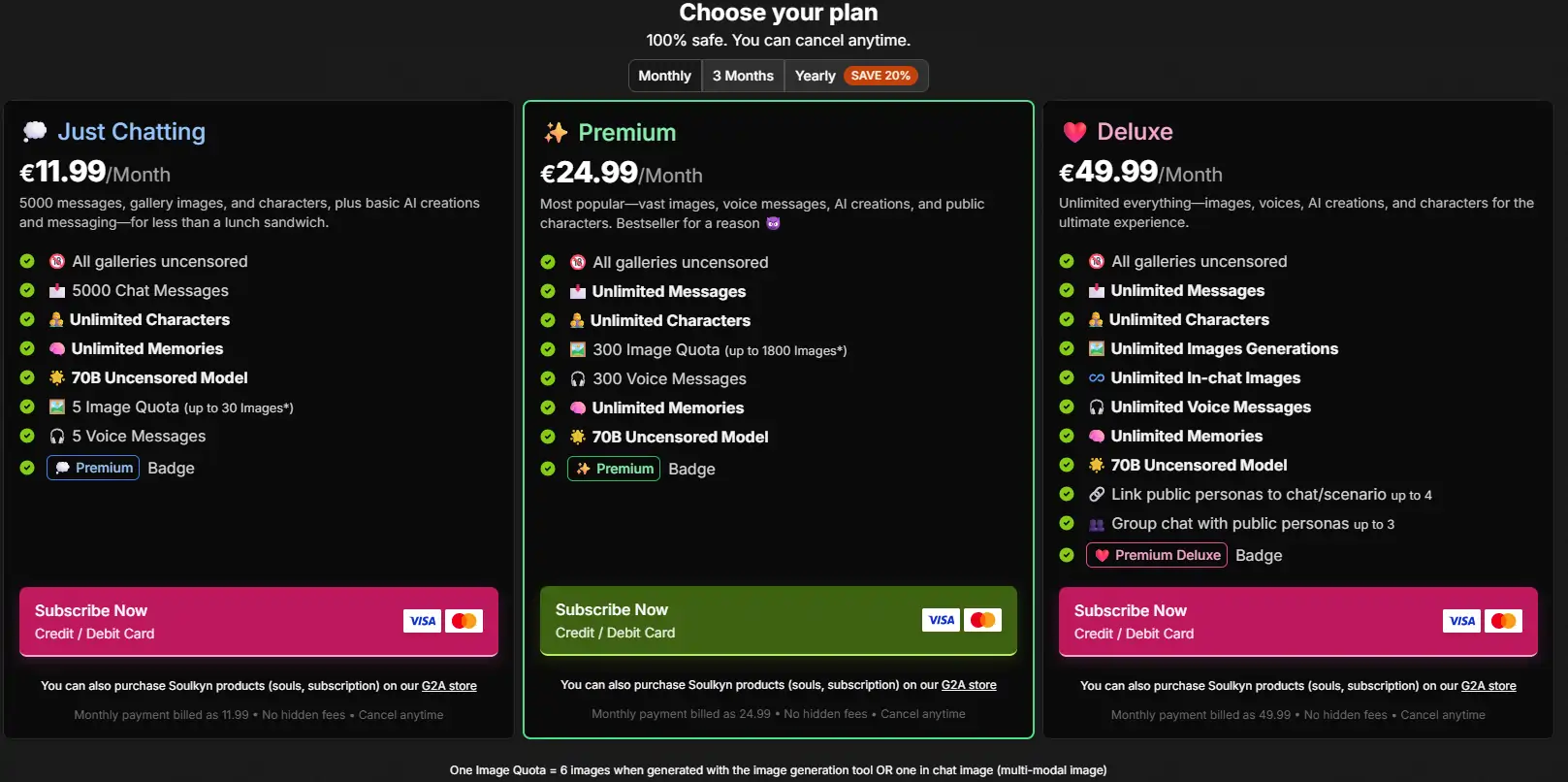 Soulkyn Review: The Uncensored AI That Stunned Me 7 Soulkyn Pricing Plan