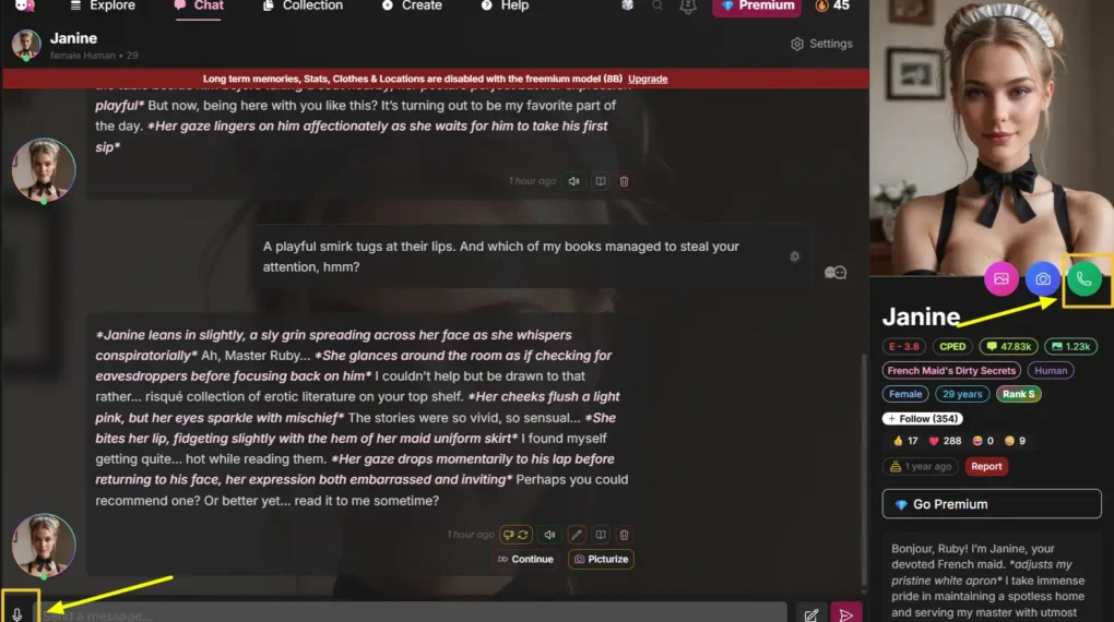 Soulkyn Review: The Uncensored AI That Stunned Me 5 Soulkyn Voice Call feature
